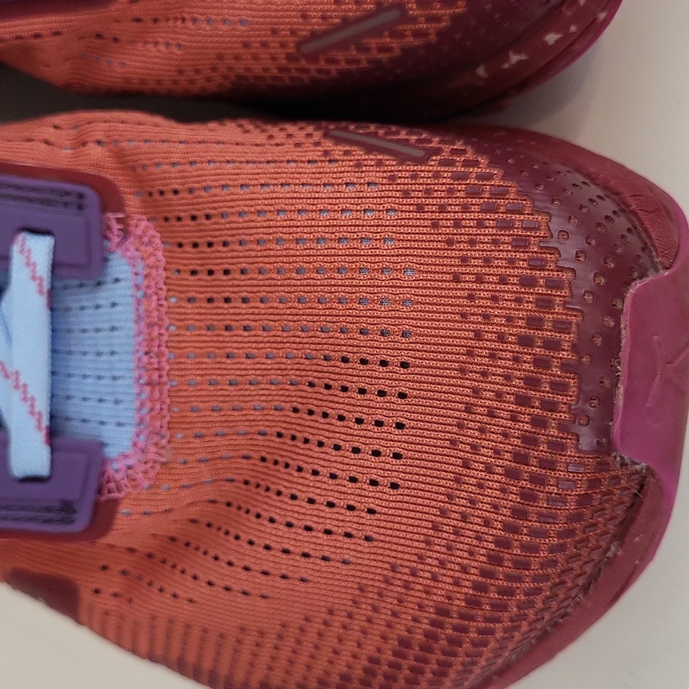 Women's Flux Special Edition Trail Running Shoe - Coral with Light Blue Accent - Picture 5 of 14